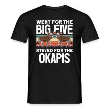 Lustiger Tierpfleger Okapi-liebhaber - Männer T-Shirt - Schwarz - Vorne - AI Model Male 178 light (178cm)