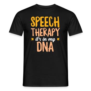 Orthophoniste, orthophoniste, orthophoniste - T-shirt homme - noir - Devant - AI Model Male 178 light (178cm)