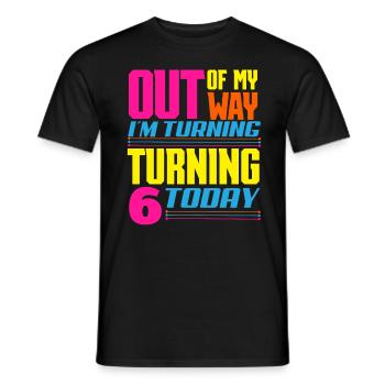 Lasertag-geburtstagsfeier – Lasertag 6 - Männer T-Shirt - Schwarz - Vorne - AI Model Male 178 light (178cm)