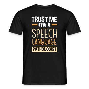 Orthophoniste, orthophoniste, orthophoniste - T-shirt homme - noir - Devant - AI Model Male 178 light (178cm)