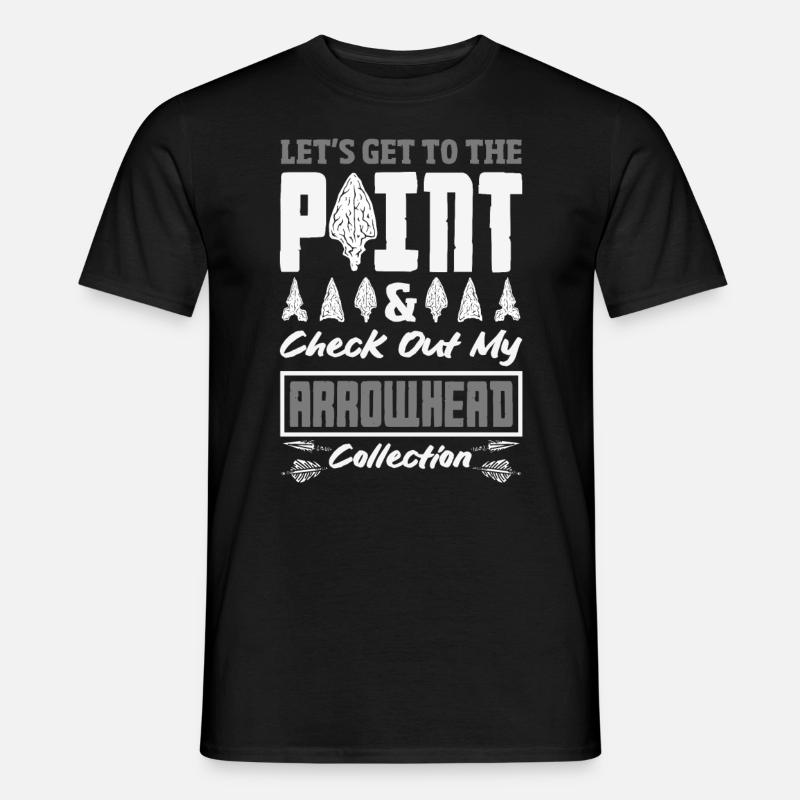 Arrowhead Hunter Bogenschießen Arrowhead - Männer T-Shirt - Schwarz