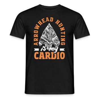 Arrowhead Hunter Archery Arrowhead - Men's T-Shirt - black - Front - AI Model Male 178 light (178cm)