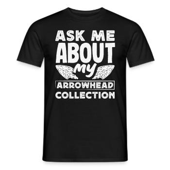 Arrowhead Hunter Archery Arrowhead - Men's T-Shirt - black - Front - AI Model Male 178 light (178cm)