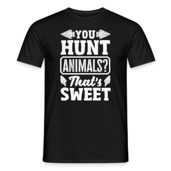 Arrowhead Hunter Archery Arrowhead - Men's T-Shirt - black - Front - AI Model Male 178 light (178cm)