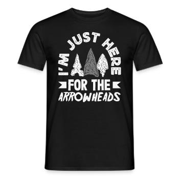 Arrowhead Hunter Archery Arrowhead - Men's T-Shirt - black - Front - AI Model Male 178 light (178cm)