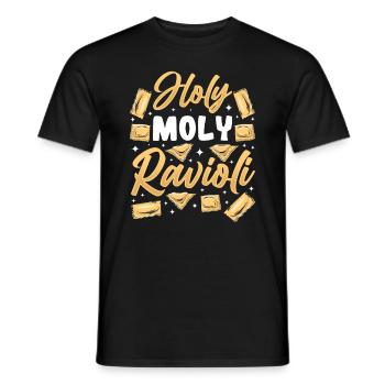 Lustige Italienisches Ravioli Pasta - Männer T-Shirt - Schwarz - Vorne - AI Model Male 178 light (178cm)