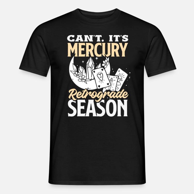 Retrograde planets Mercury retrograde - Men's T-Shirt - black