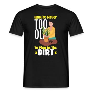 Jardinier, Jardinier, Jardinier, Jardinier Amateur, Plantes - T-shirt homme - noir - Devant - AI Model Male 178 light (178cm)