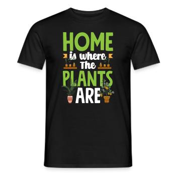 Jardinier, Jardinier, Jardinier, Jardinier Amateur, Plantes - T-shirt homme - noir - Devant - AI Model Male 178 light (178cm)