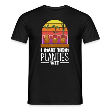 Jardinier, Jardinier, Jardinier, Jardinier Amateur, Plantes - T-shirt homme - noir - Devant - AI Model Male 178 light (178cm)