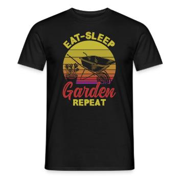 Gardener, Gardener, Gardener, Hobby Gardener, Plants - Men's T-Shirt - black - Front - AI Model Male 178 light (178cm)