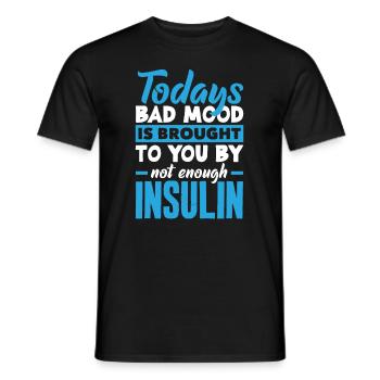 Cadeau pour diabétiques de type 1 pour diabétiques de type 1 - T-shirt homme - noir - Devant - AI Model Male 178 light (178cm)