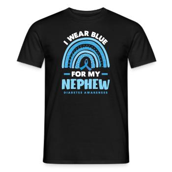 T1D Diabetes Typ 1 Diabetiker Geschenk - Männer T-Shirt - Schwarz - Vorne - AI Model Male 178 light (178cm)