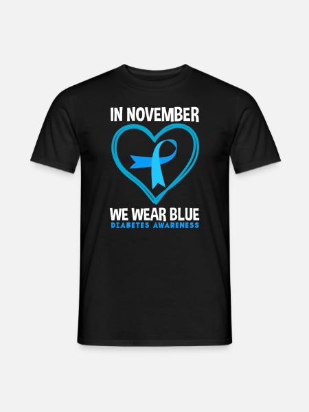 T1D Diabetes Type 1 Diabetic Gift - Men's T-Shirt - black