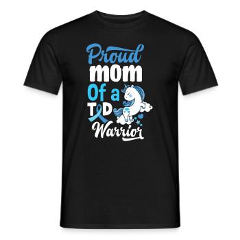T1D Diabetes Typ 1 Diabetiker Geschenk - Männer T-Shirt - Schwarz - Vorne - AI Model Male 178 light (178cm)