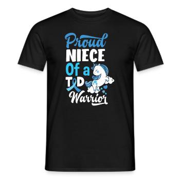 T1D Diabetes Typ 1 Diabetiker Geschenk - Männer T-Shirt - Schwarz - Vorne - AI Model Male 178 light (178cm)