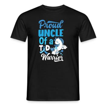 Cadeau pour diabétiques de type 1 pour diabétiques de type 1 - T-shirt homme - noir - Devant - AI Model Male 178 light (178cm)