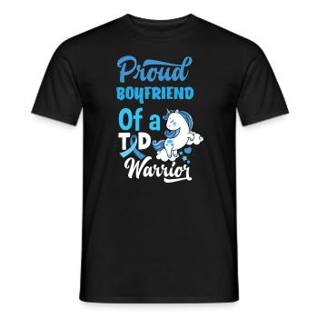 T1D Diabetes Typ 1 Diabetiker Geschenk - Männer T-Shirt - Schwarz - Vorne - AI Model Male 178 light (178cm)