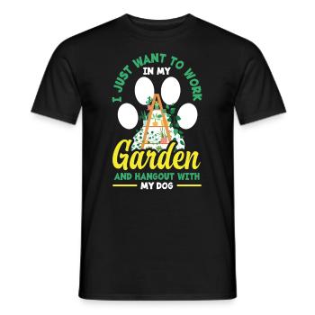 Jardinier, Jardinier, Jardinier, Jardinier Amateur, Plantes - T-shirt homme - noir - Devant - AI Model Male 178 light (178cm)