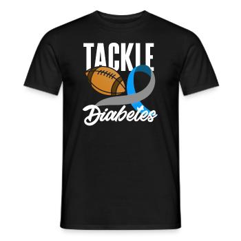 Cadeau pour diabétiques de type 1 pour diabétiques de type 1 - T-shirt homme - noir - Devant - AI Model Male 178 light (178cm)