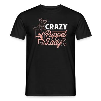 Puppeteer, puppeteer - Men's T-Shirt - black - Front - AI Model Male 178 light (178cm)