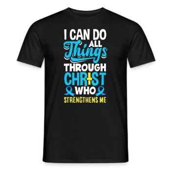 Cadeau pour diabétiques de type 1 pour diabétiques de type 1 - T-shirt homme - noir - Devant - AI Model Male 178 light (178cm)