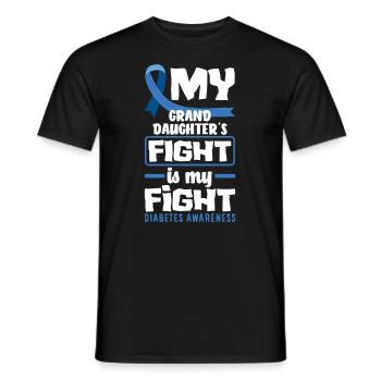 Cadeau pour diabétiques de type 1 pour diabétiques de type 1 - T-shirt homme - noir - Devant - AI Model Male 178 light (178cm)