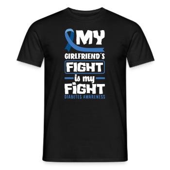 Cadeau pour diabétiques de type 1 pour diabétiques de type 1 - T-shirt homme - noir - Devant - AI Model Male 178 light (178cm)