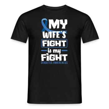 Cadeau pour diabétiques de type 1 pour diabétiques de type 1 - T-shirt homme - noir - Devant - AI Model Male 178 light (178cm)