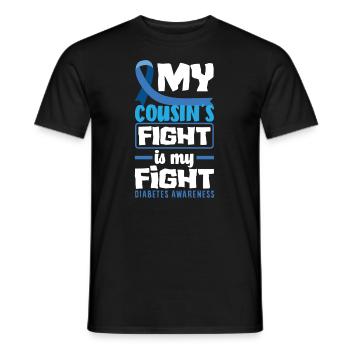 Cadeau pour diabétiques de type 1 pour diabétiques de type 1 - T-shirt homme - noir - Devant - AI Model Male 178 light (178cm)