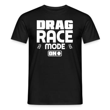 Funny Car Racing Car Racing Gift - Men's T-Shirt - black - Front - AI Model Male 178 light (178cm)