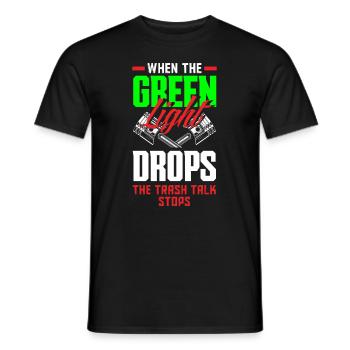 Funny Car Racing Car Racing Gift - Men's T-Shirt - black - Front - AI Model Male 178 light (178cm)
