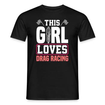 Lustiges Autorennen Auto Rennen Geschenk - Männer T-Shirt - Schwarz - Vorne - AI Model Male 178 light (178cm)