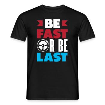 Funny Car Racing Car Racing Gift - Men's T-Shirt - black - Front - AI Model Male 178 light (178cm)
