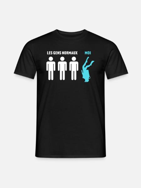 Plongée Cadeau Plongeur - T-shirt homme - noir