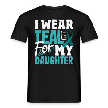 Sarcelle d’hiver SSPT Stress Trouble anxieux - T-shirt homme - noir - Devant - AI Model Male 178 light (178cm)