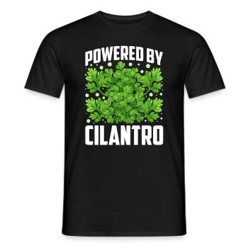 Coriander Day Coriander Hater Coriander - Men's T-Shirt - black - Front - AI Model Male 178 light (178cm)