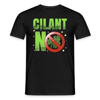Coriander Day Coriander Hater Coriander - Men's T-Shirt - black - Front - AI Model Male 178 light (178cm)