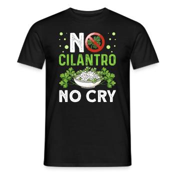 Coriander Day Coriander Hater Coriander - Men's T-Shirt - black - Front - AI Model Male 178 light (178cm)