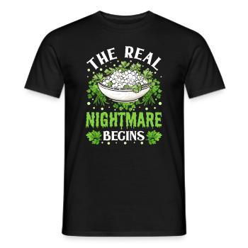 Coriander Day Coriander Hater Coriander - Men's T-Shirt - black - Front - AI Model Male 178 light (178cm)