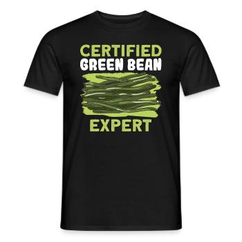 Casserole de Thanksgiving aux haricots verts - T-shirt homme - noir - Devant - AI Model Male 178 light (178cm)