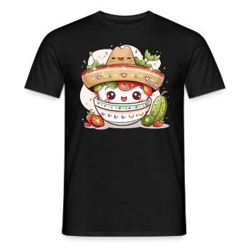 Fiesta mexicaine Cinco De Mayo - T-shirt homme - noir - Devant - AI Model Male 178 light (178cm)