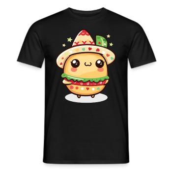 Fiesta mexicaine Cinco De Mayo - T-shirt homme - noir - Devant - AI Model Male 178 light (178cm)