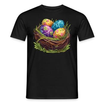Easter Eostre Pagan Spring - Men's T-Shirt - black - Front - AI Model Male 178 light (178cm)