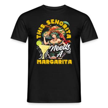 Fiesta mexicaine Cinco De Mayo - T-shirt homme - noir - Devant - AI Model Male 178 light (178cm)