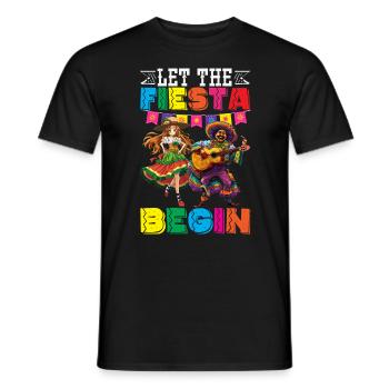 Mexikanische Fiesta Cinco De Mayo - Männer T-Shirt - Schwarz - Vorne - AI Model Male 178 light (178cm)