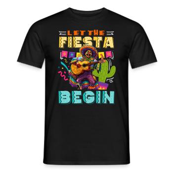 Mexikanische Fiesta Cinco De Mayo - Männer T-Shirt - Schwarz - Vorne - AI Model Male 178 light (178cm)