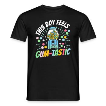Lustiger Kaugummiautomat - Männer T-Shirt - Schwarz - Vorne - AI Model Male 178 light (178cm)