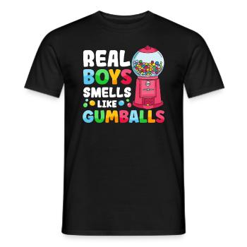 Lustiger Kaugummiautomat - Männer T-Shirt - Schwarz - Vorne - AI Model Male 178 light (178cm)