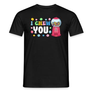 Lustiger Kaugummiautomat - Männer T-Shirt - Schwarz - Vorne - AI Model Male 178 light (178cm)
